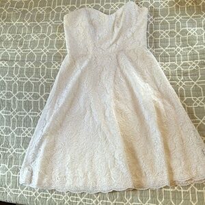 Gorgeous Encore by Watters white lace dress size 8